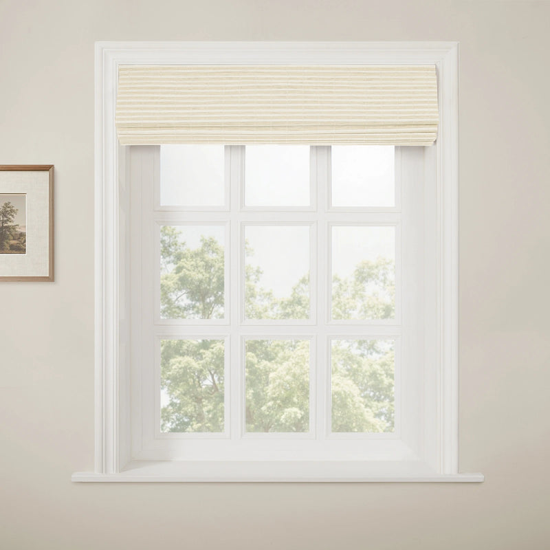 Rae Natural Ramie Jute Woven Wood Shades - Series W
