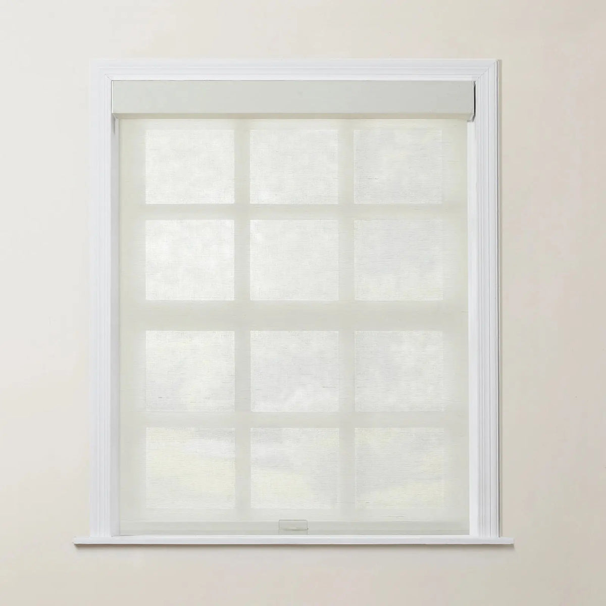 Rae Natural Jute Woven Wood Roller Blinds Cordless