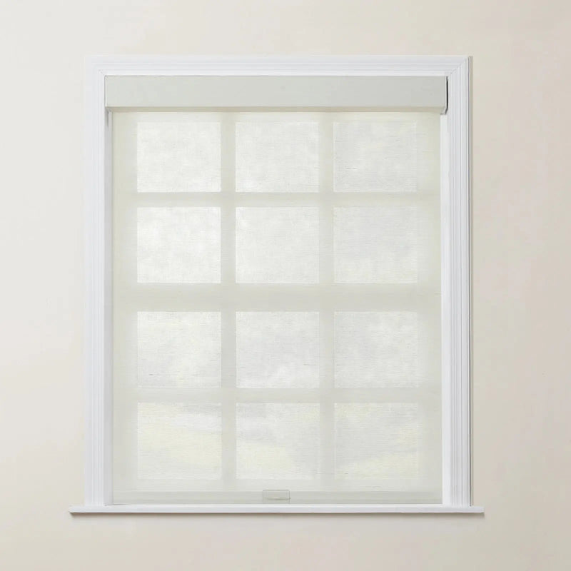 Rae Natural Jute Woven Wood Roller Blinds Cordless