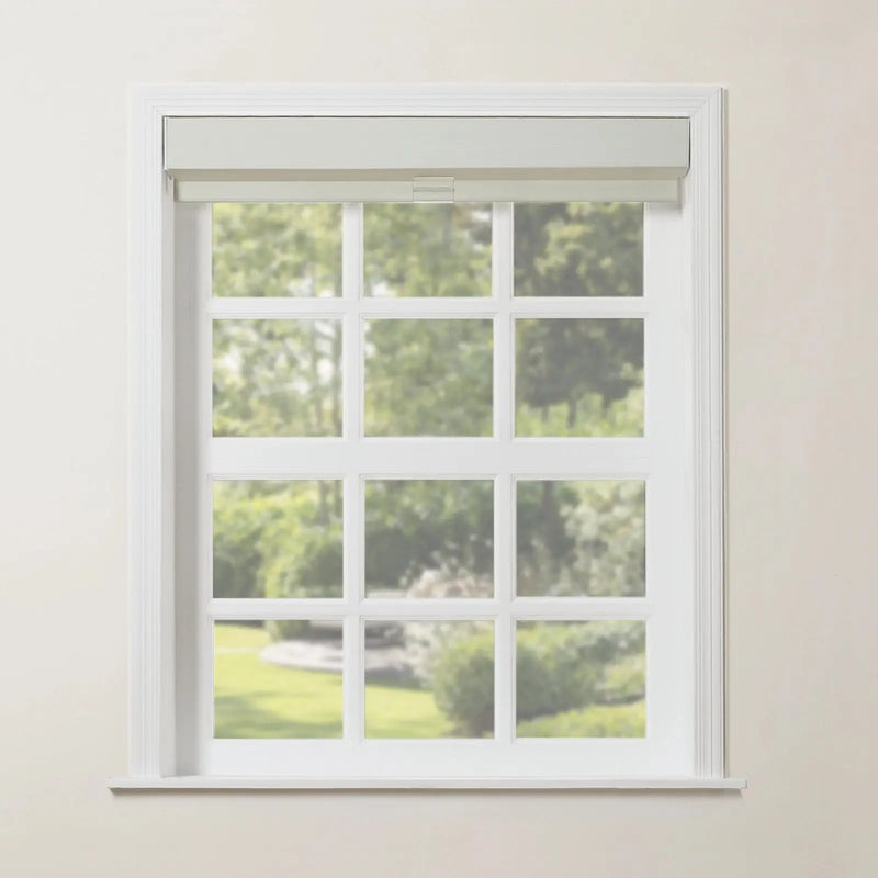 Rae Natural Jute Woven Wood Roller Blinds Cordless