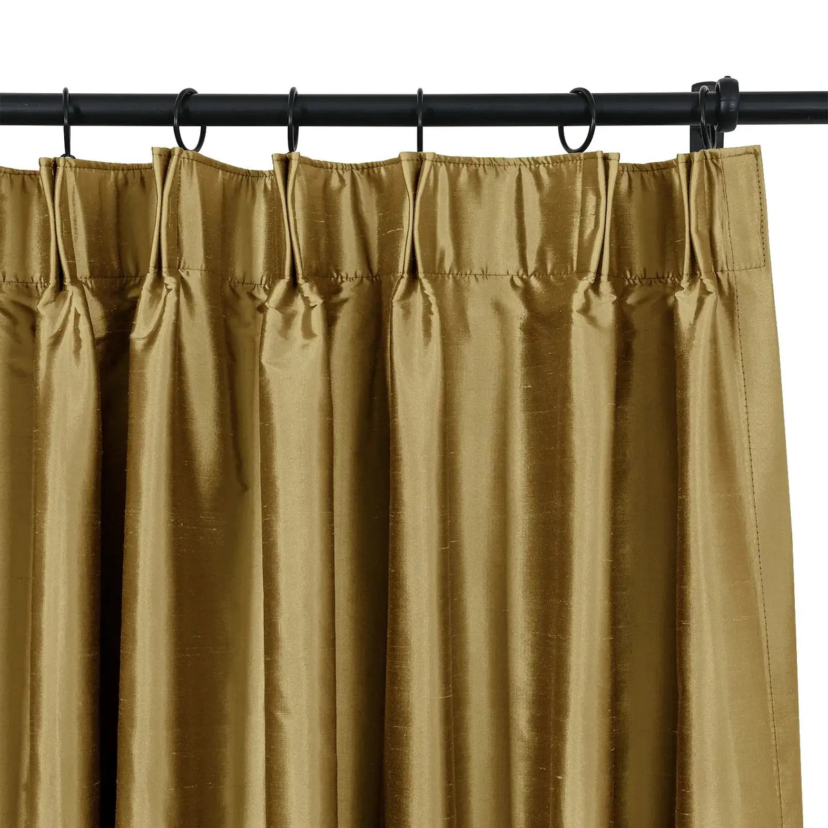 Selman Dupioni Silk Pleated Curtain