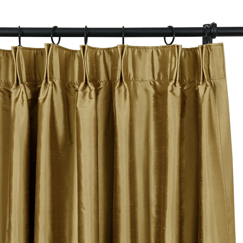 Selman Dupioni Silk Pleated Curtain