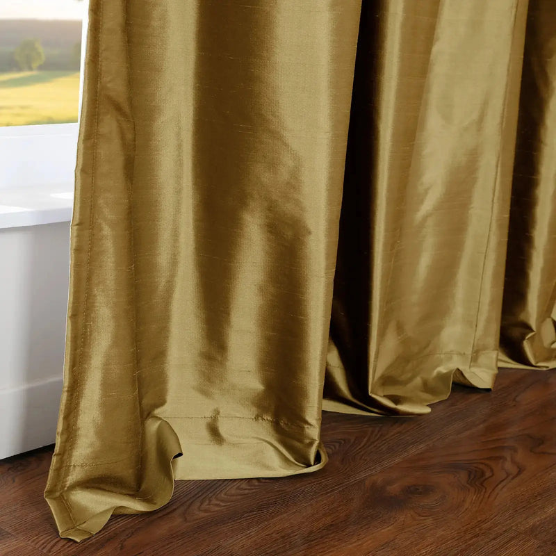 Selman Dupioni Silk Pleated Curtain