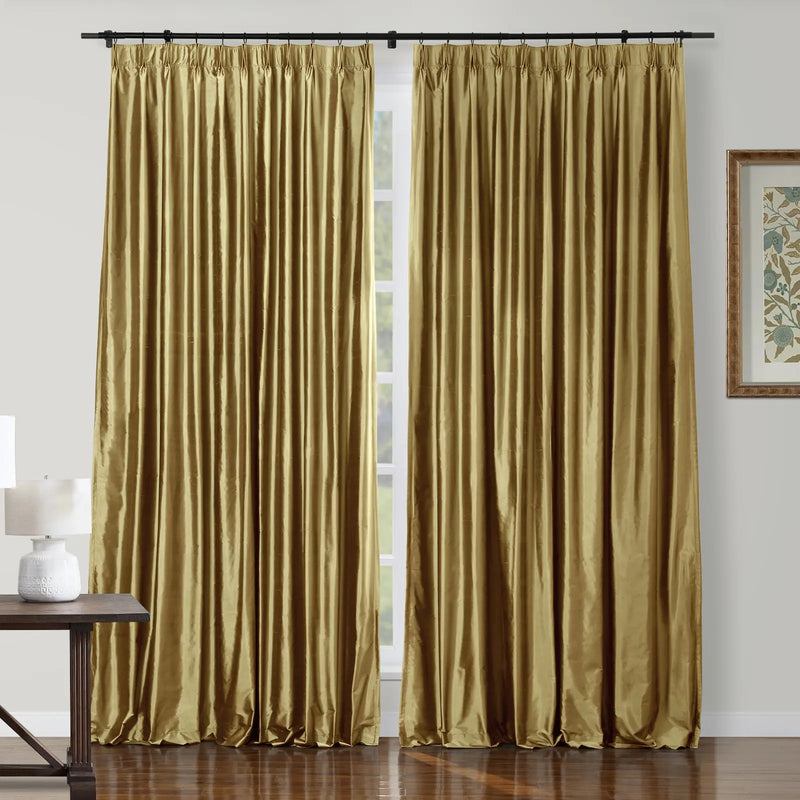 Selman Dupioni Silk Pleated Curtain