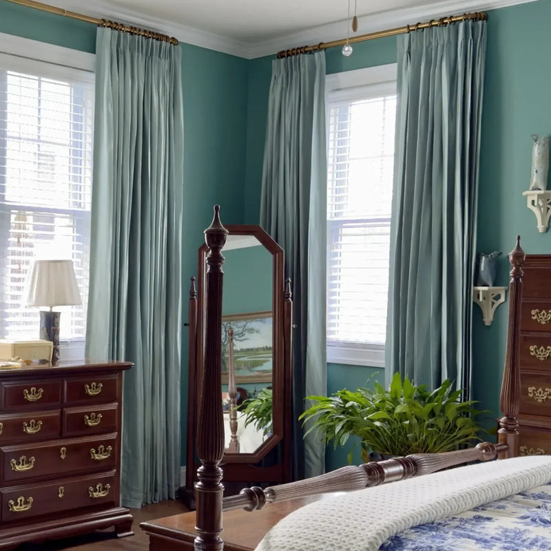 Selman Dupioni Silk Pleated Curtain