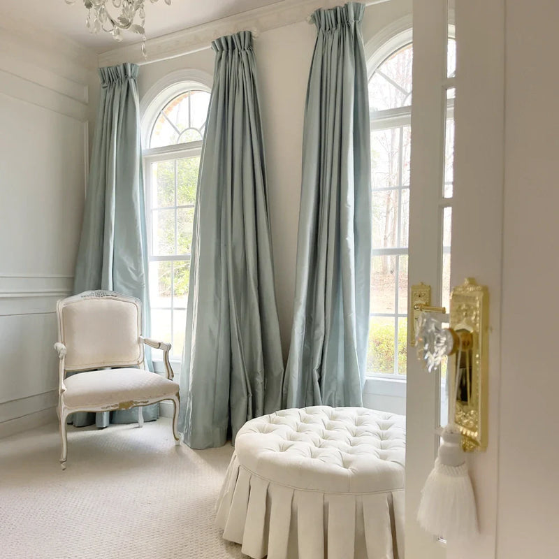 Selman Dupioni Silk Pleated Curtain