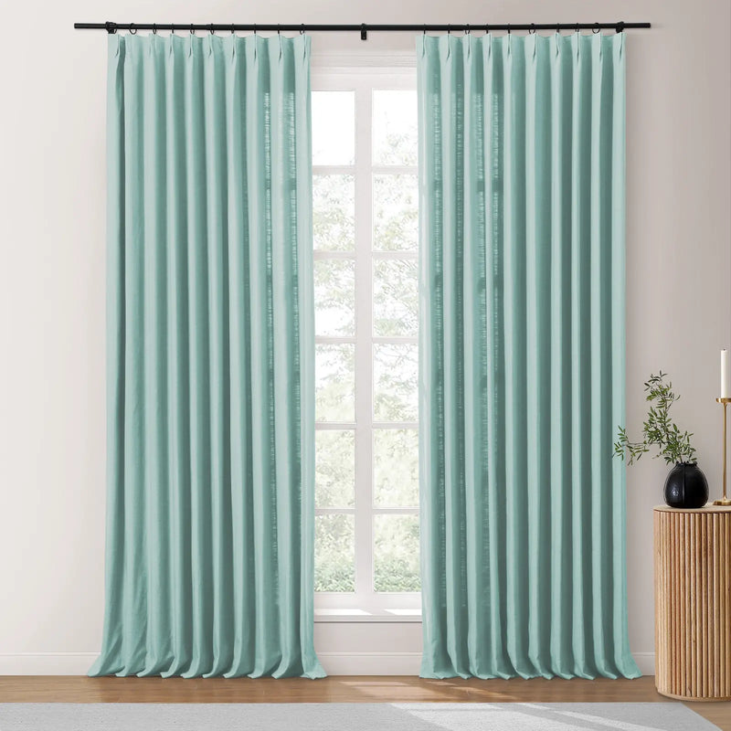 Isabella Heavyweight Cotton Pleated Curtains