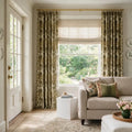 Sara Le x TWOPAGES Vintage Printed Linen Pleated Curtains