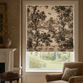 Sara Le x TWOPAGES Printed Linen Roman Blind Cord Lift
