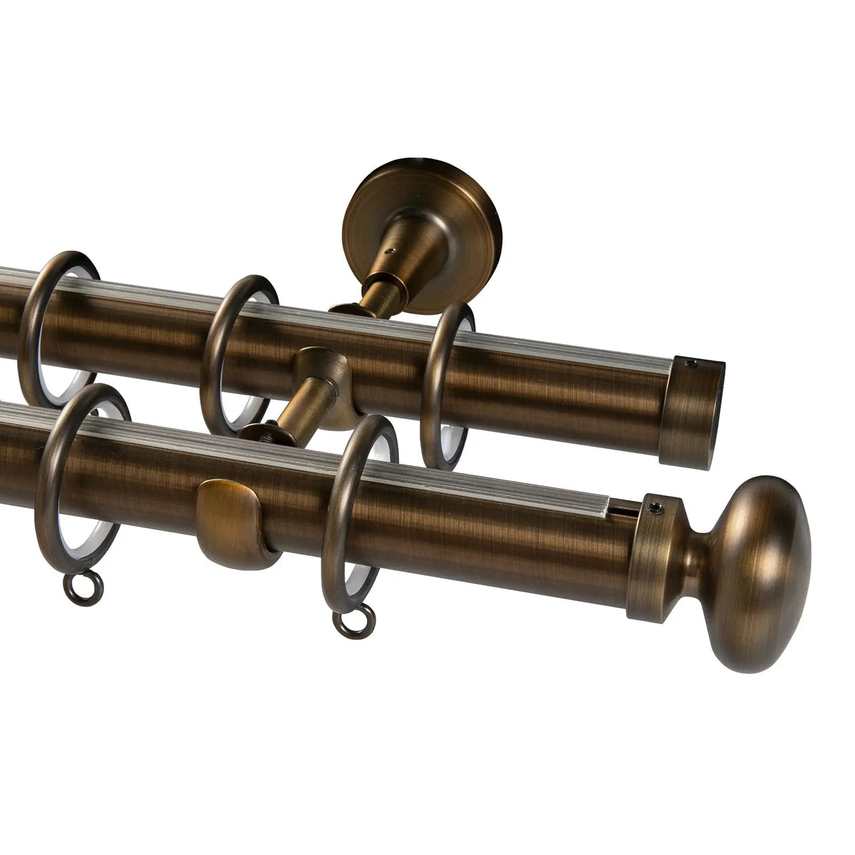 Arno Double Decorative Curtain Rod -TWOPAGES