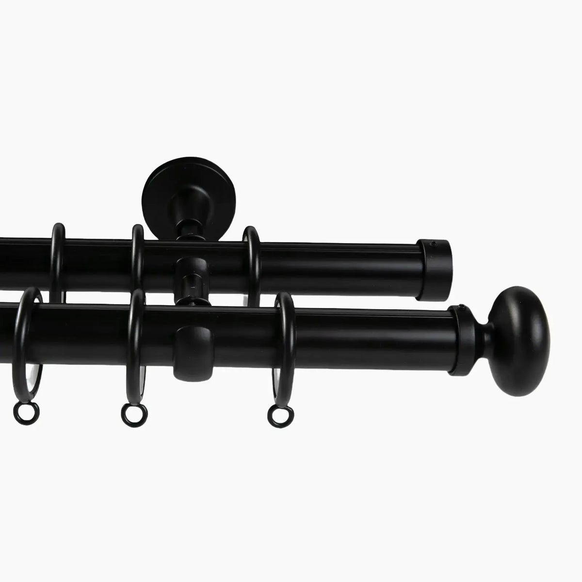 Kelvin Double Window Curtain Rod -TWOPAGES