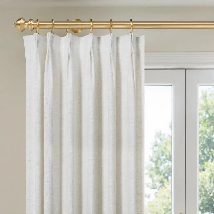Arno Single Decorative Curtain Rod with Rings
