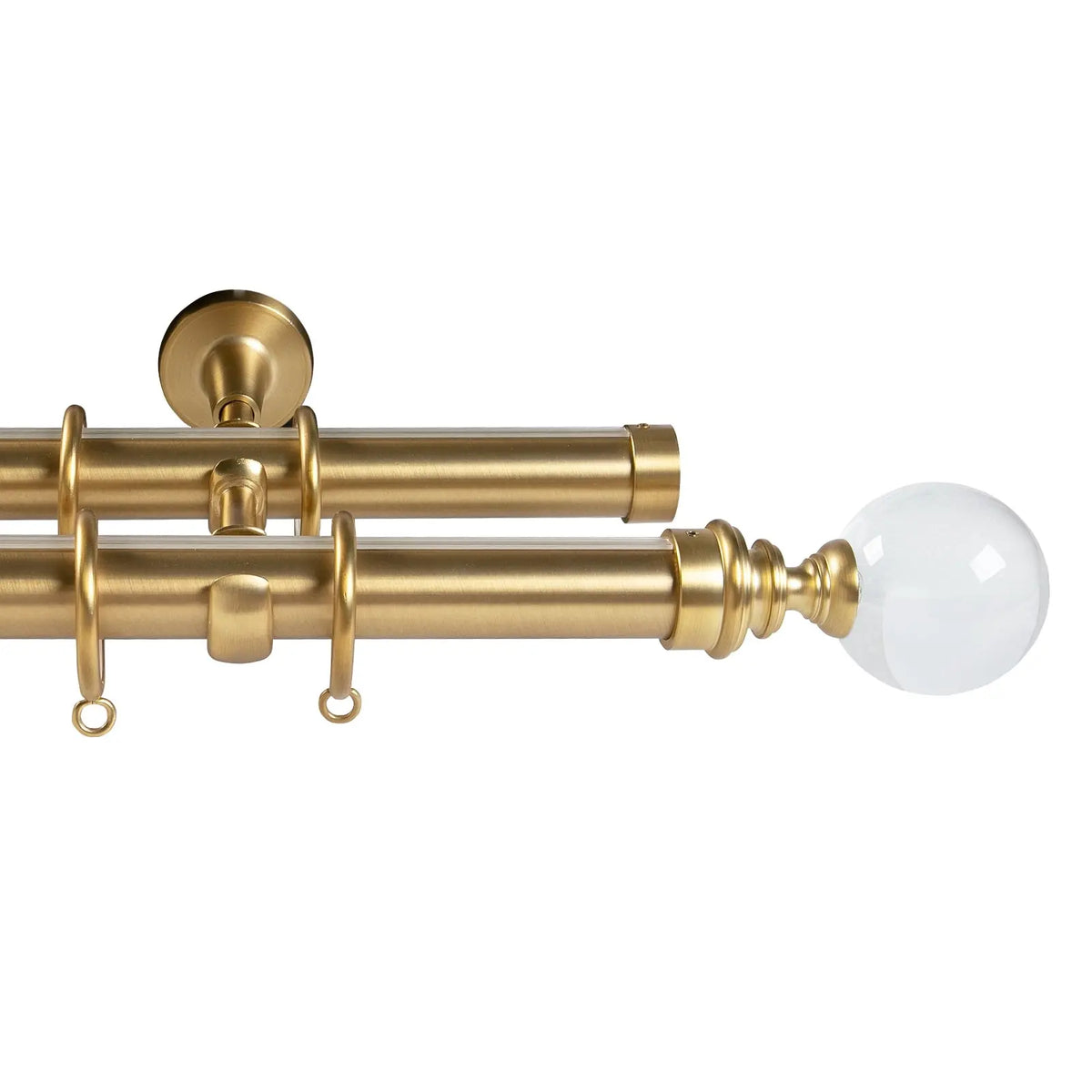 Arno Double Decorative Curtain Rod -TWOPAGES