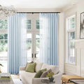 Flynn Airy Lightweight Pleated Sheer Curtain