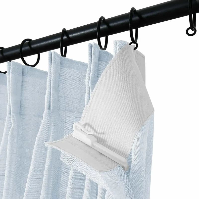 Flynn Airy Lightweight Pleated Sheer Curtain