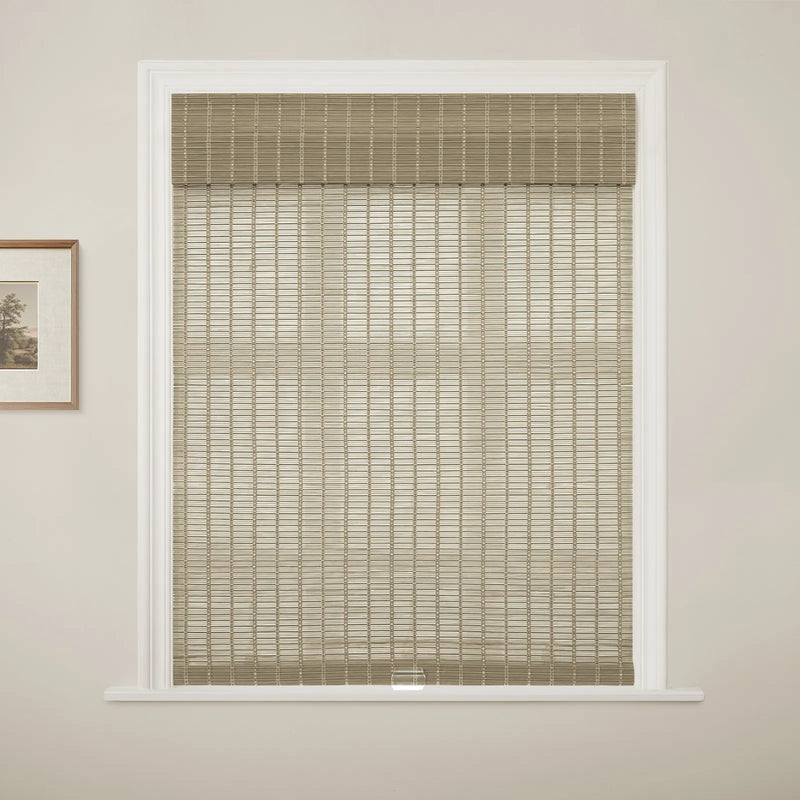 Rae Natural Ramie Jute Woven Wood Shades - Series W
