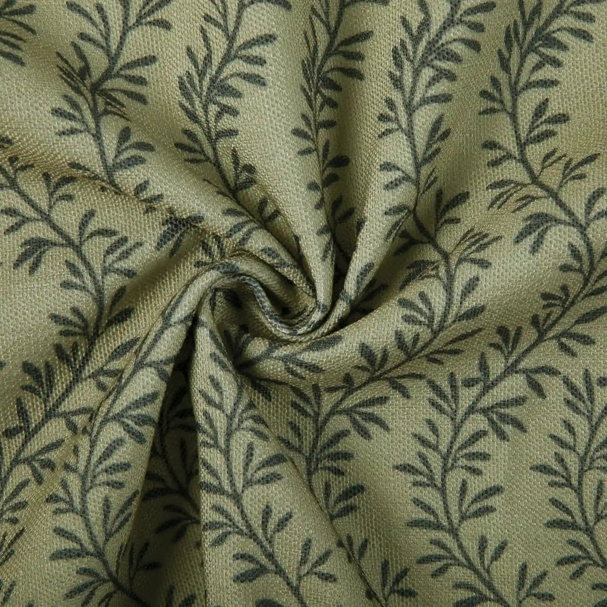 Britt Bengoechea x TWOPAGES Cottage Floral Printed Linen Cotton Pleated Curtains