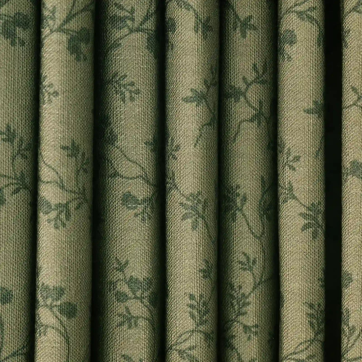 Britt Bengoechea x TWOPAGES Cottage Floral Printed Linen Cotton Pleated Curtains