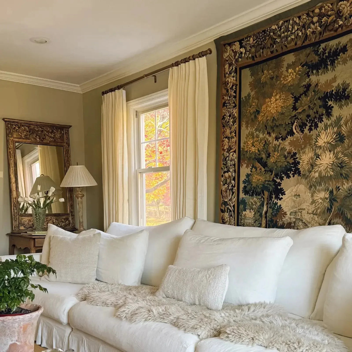 Patti Premium Belgian Linen Pleated Curtains