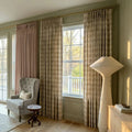 Rebecca Hughes x TWOPAGES Classic Vintage Printed Cotton Pleated Curtains