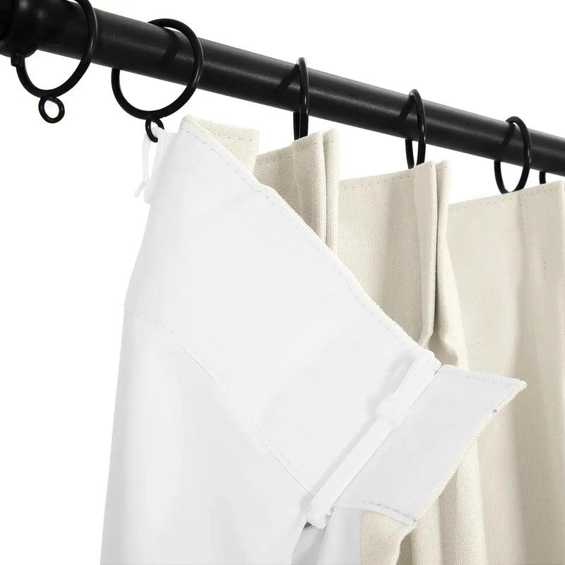Lila Blockout Pleated Curtains