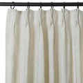Joy Pure Linen Pleated Sheer Curtains