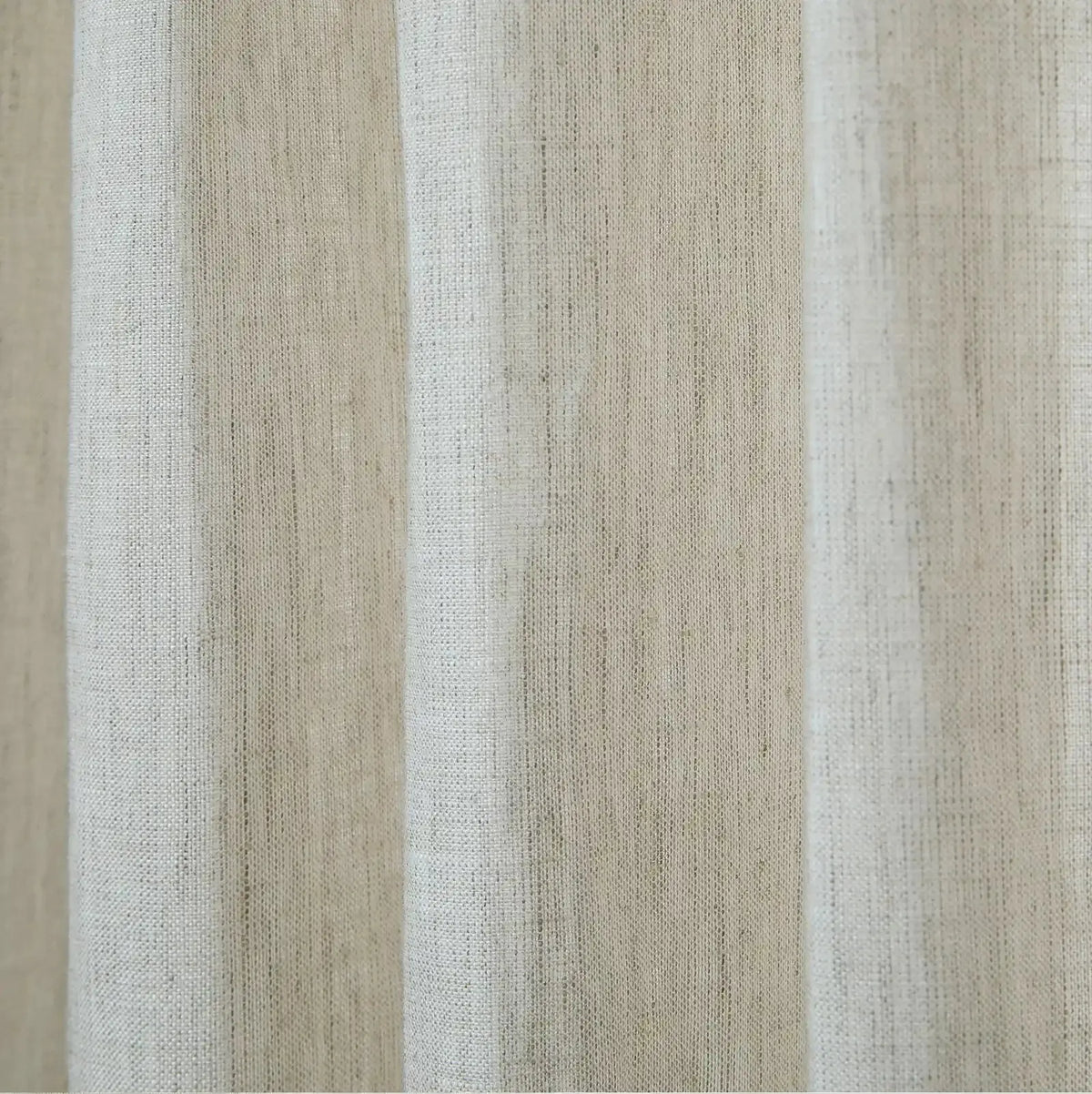 Joy Pure Linen Pleated Sheer Curtains