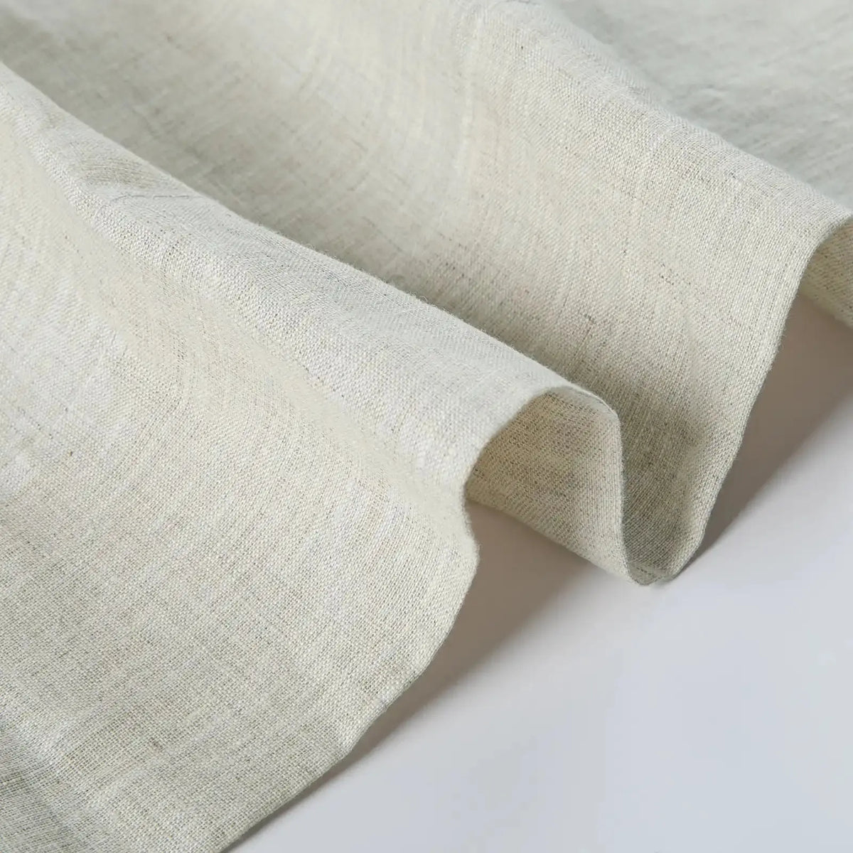 Joy Pure Linen Pleated Sheer Curtains