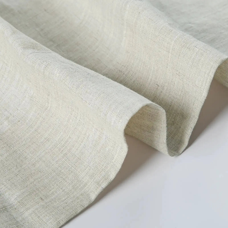 Joy Pure Linen Pleated Sheer Curtains