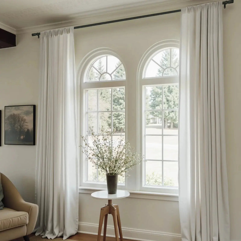 Liz Linen Soft Top Curtains