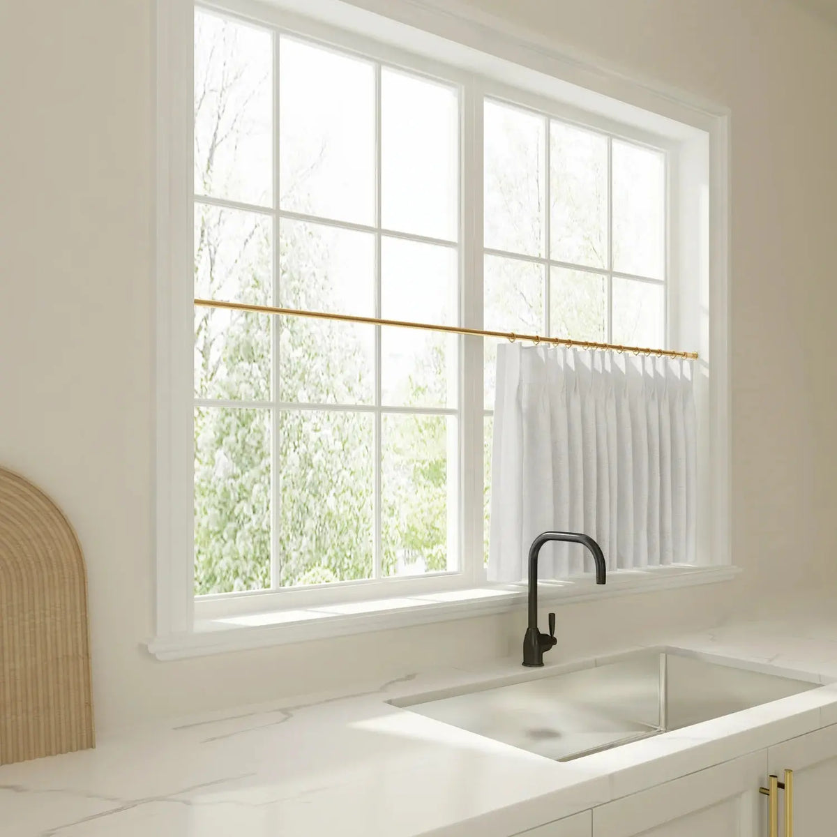 Liz Linen Cafe Curtains