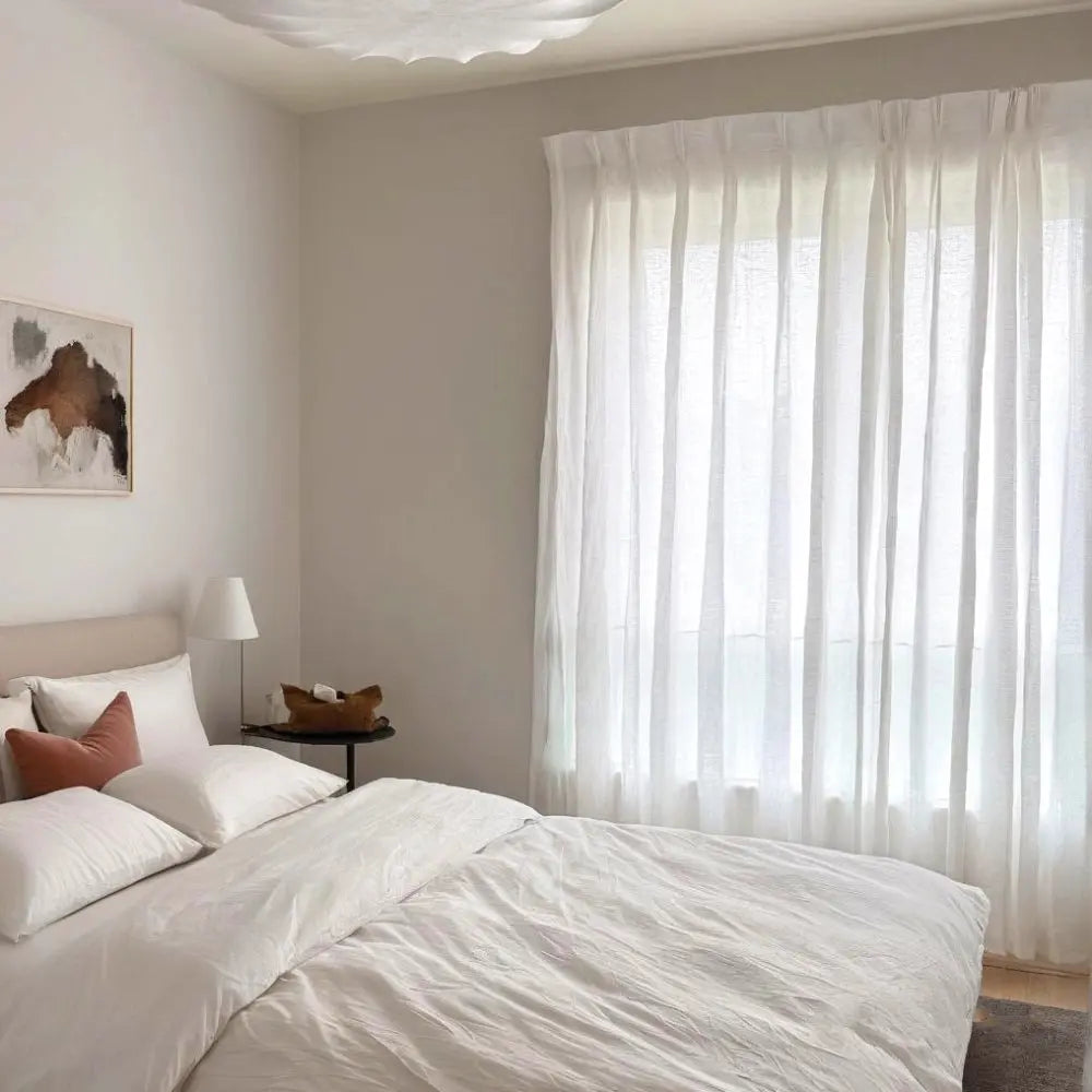 Doris Pure Linen Pleated Curtains