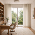 Jawara Linen Cotton S-fold Curtain with Belt Hook - Lora Track