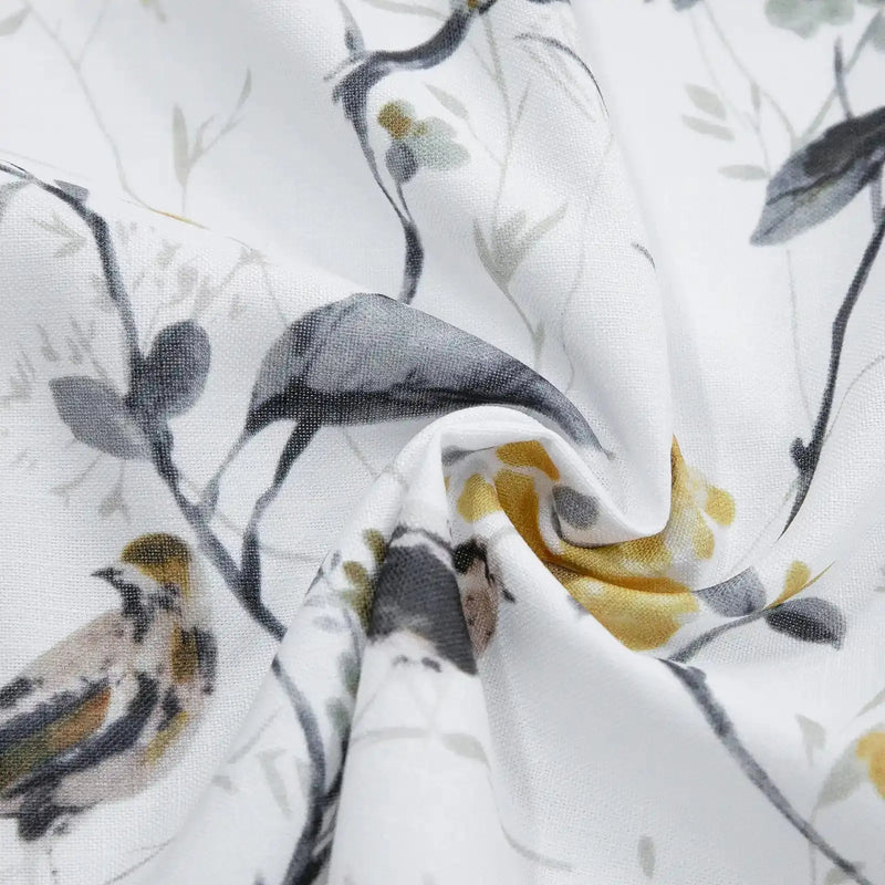 Holly Botanical Boho Pleated Curtains