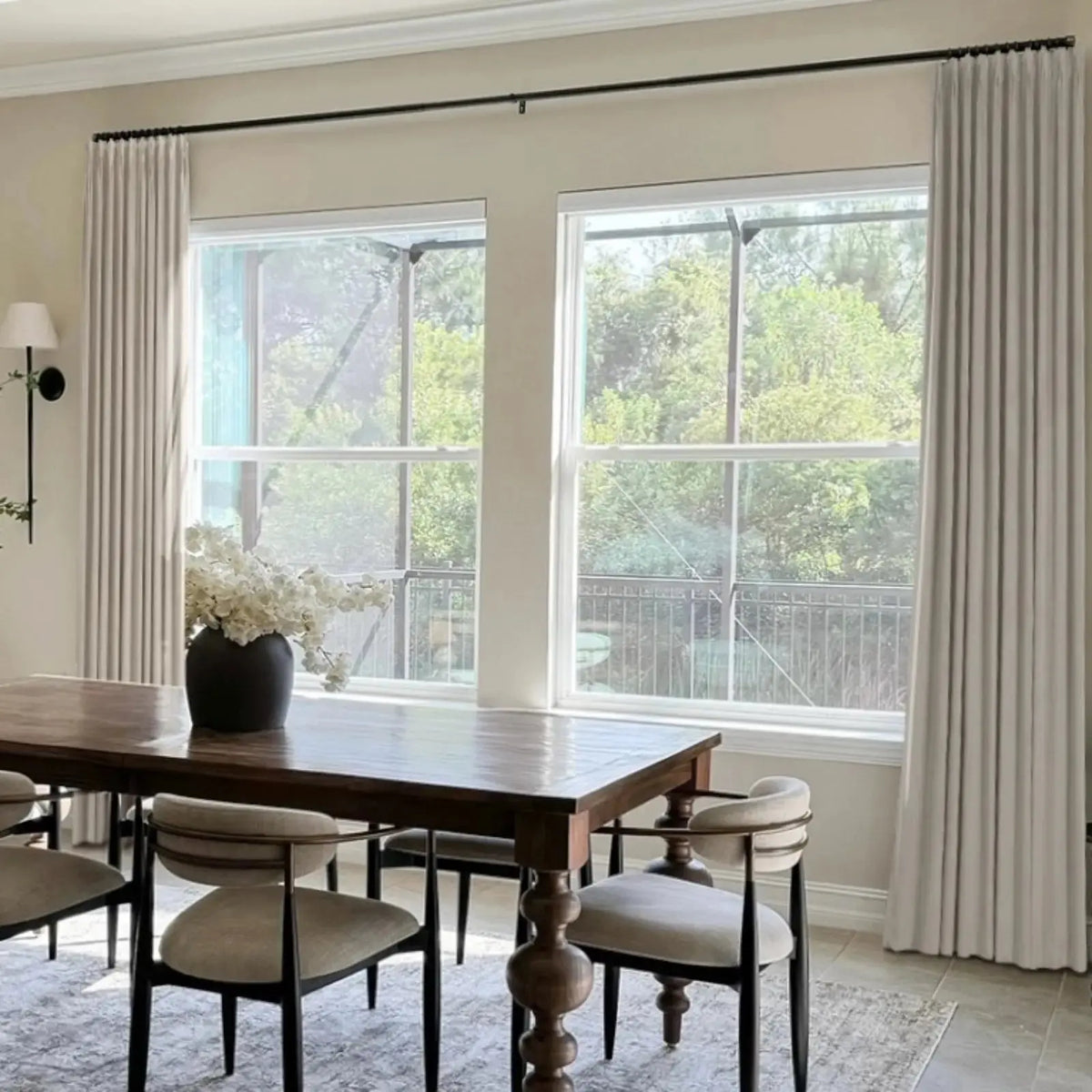 Birkin Velvet Pleated Curtains
