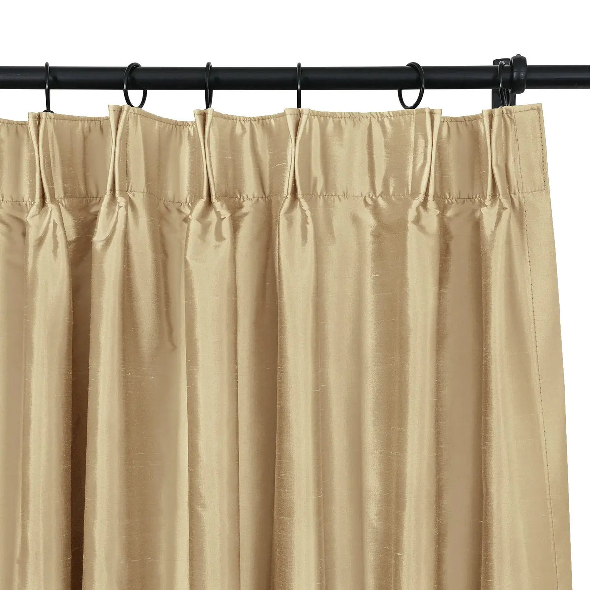 Selman Dupioni Silk Pleated Curtain