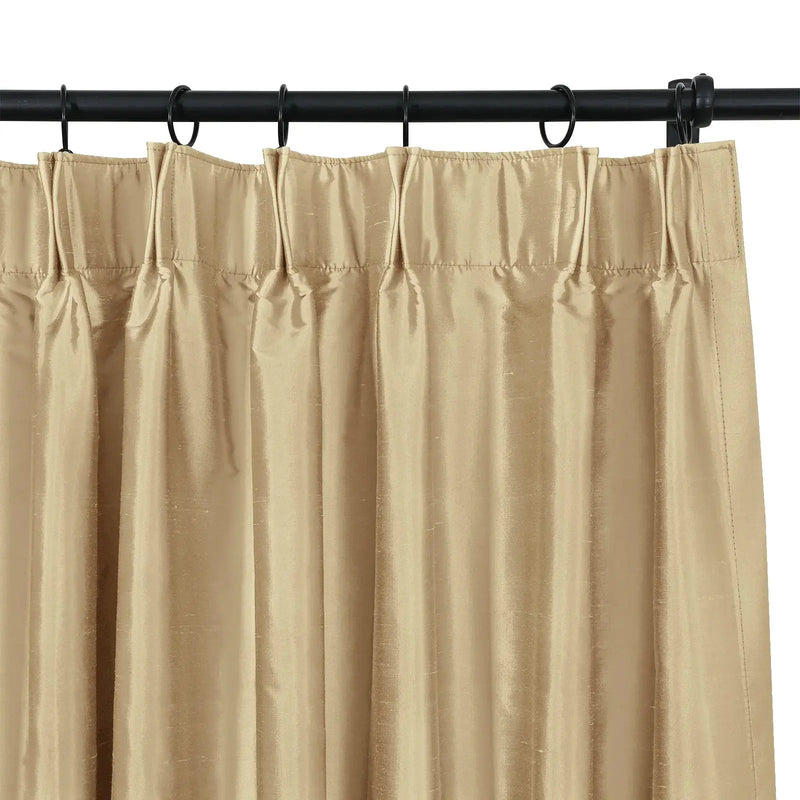 Selman Dupioni Silk Pleated Curtain