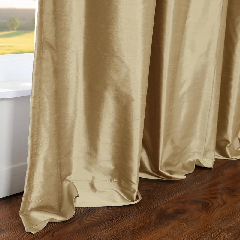 Selman Dupioni Silk Pleated Curtain