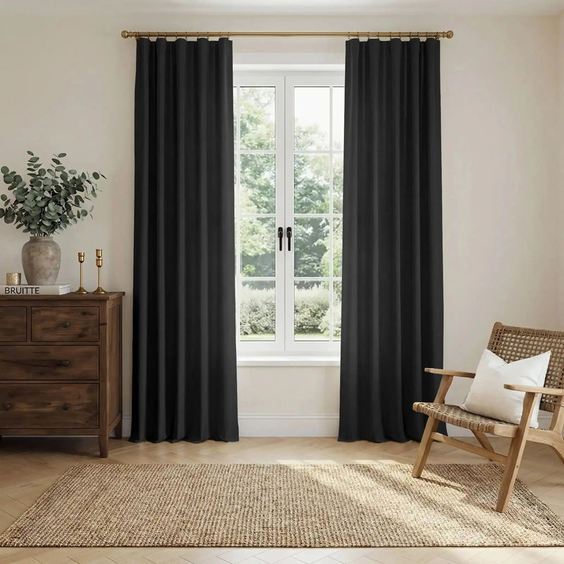 Liz Linen Soft Top Curtains