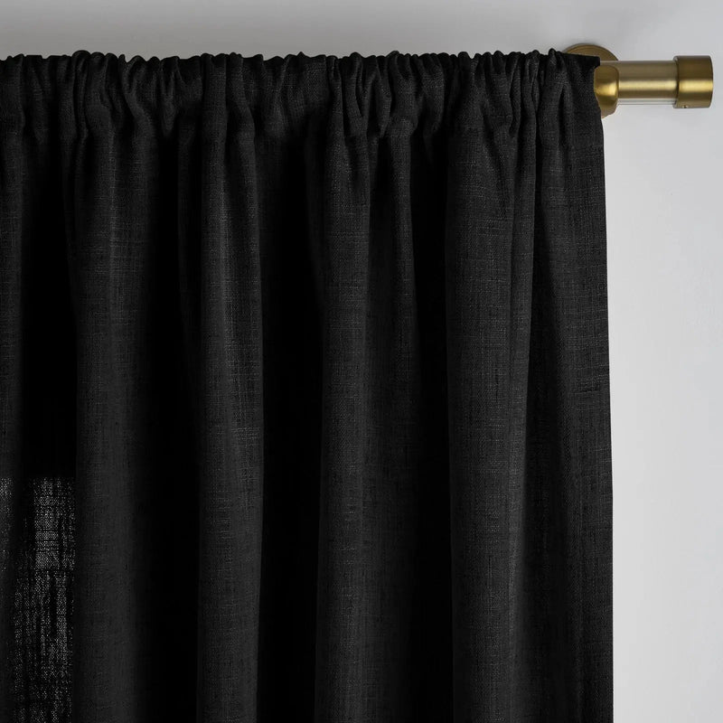 Liz Linen Soft Top Curtains
