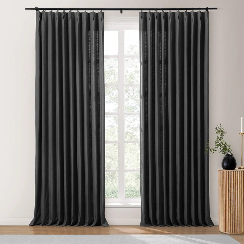 Isabella Heavyweight Cotton Pleated Curtains