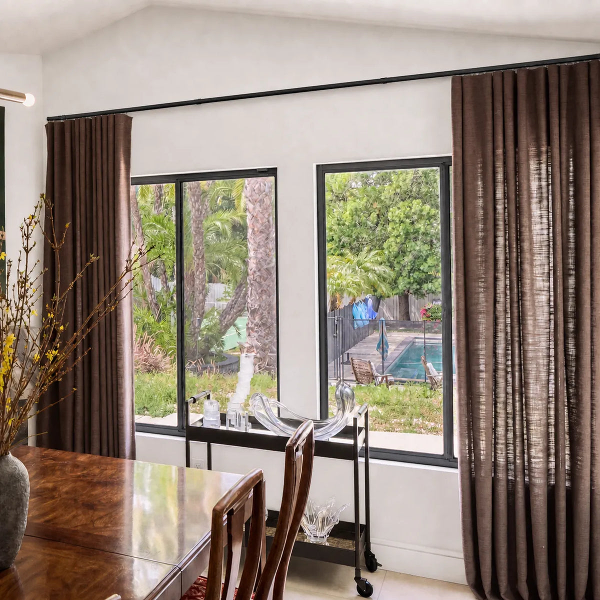 LORA Flexible Curtain Track System for Windows & Room Dividers