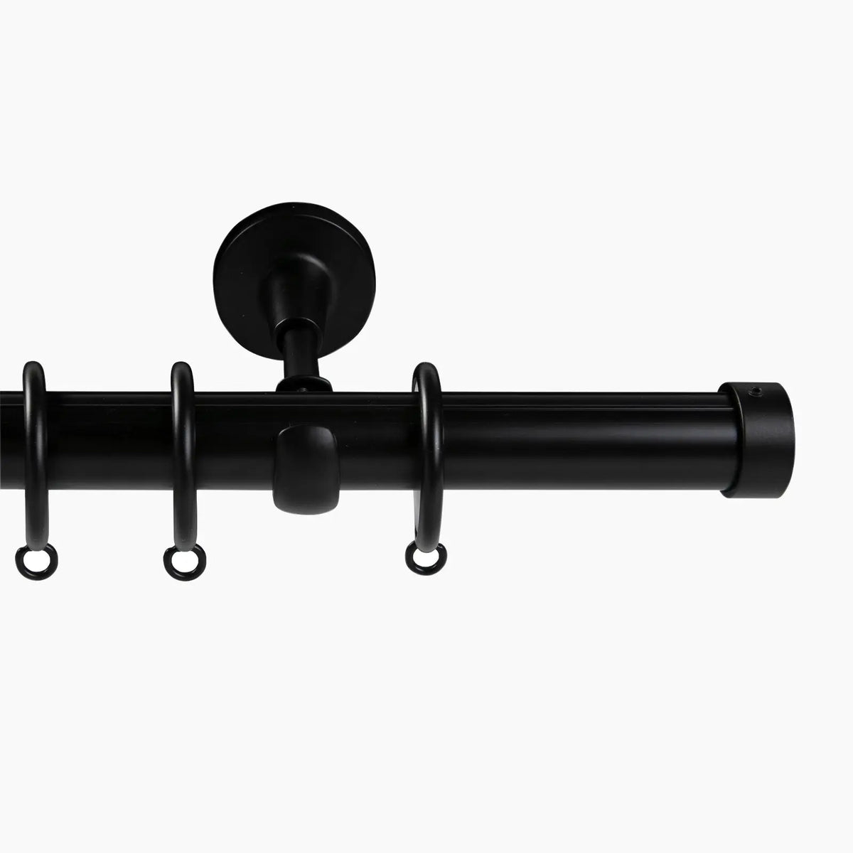 Arno Single Decorative Curtain Rod with Rings