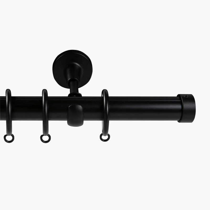 Arno Single Decorative Curtain Rod with Rings