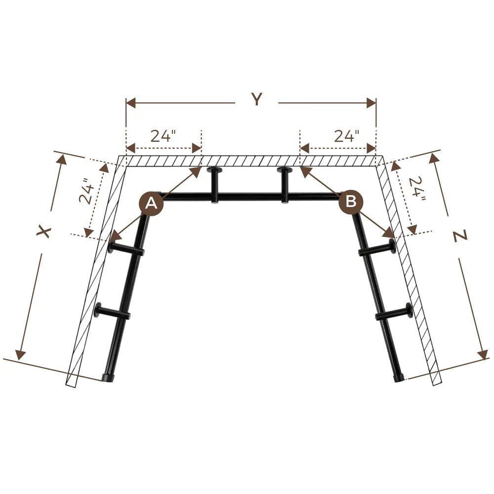 Cato Bay Window Curtain Traverse Rod