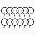 Jaylon Quiet-Glide Curtain Rings Eyelet (Pack of 12)