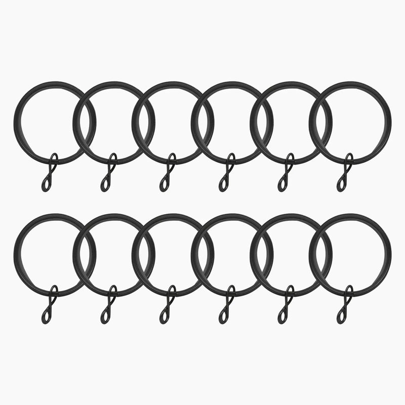 Jaylon Quiet-Glide Curtain Rings Eyelet (Pack of 12)