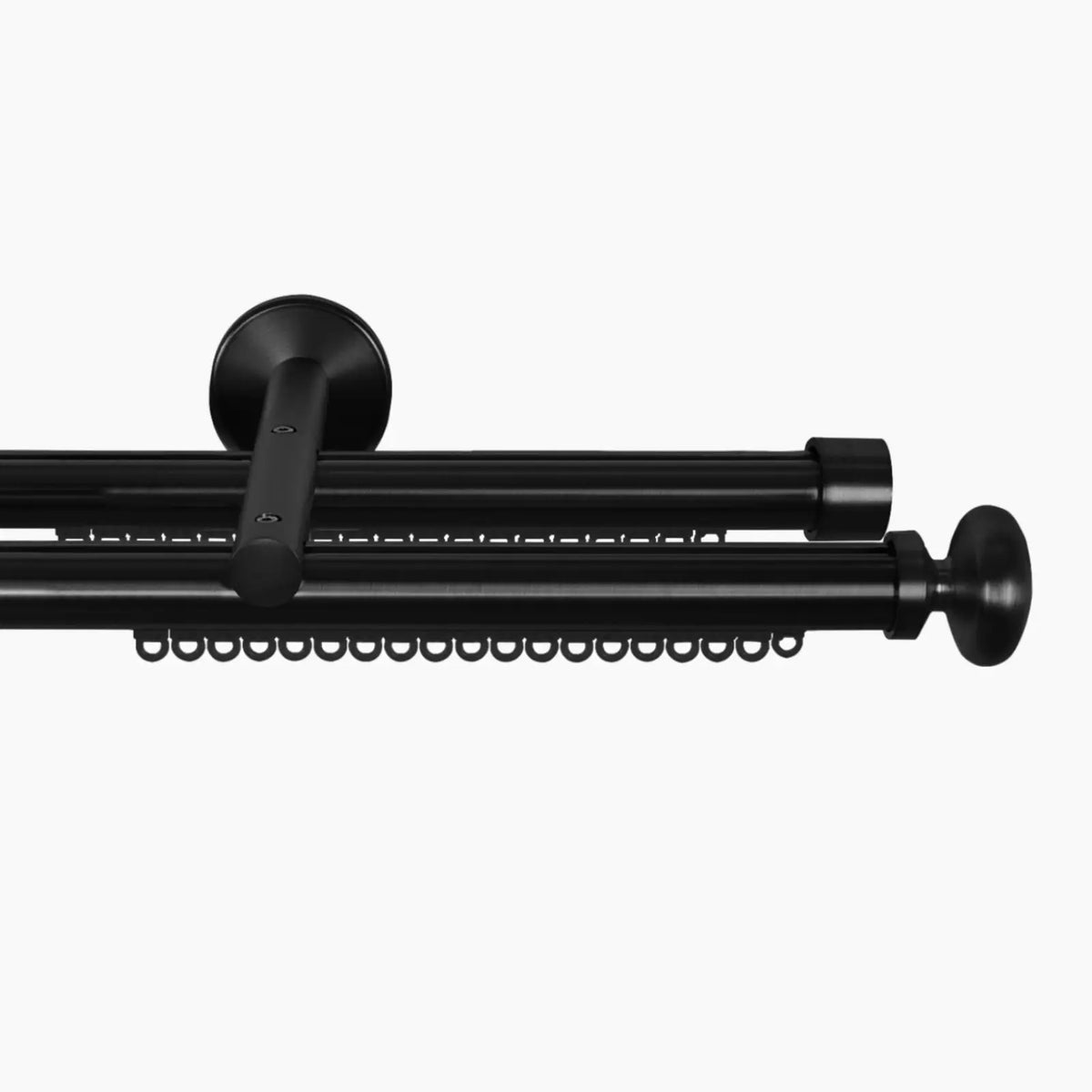 Cato Double Decorative Traverse Curtain Rod
