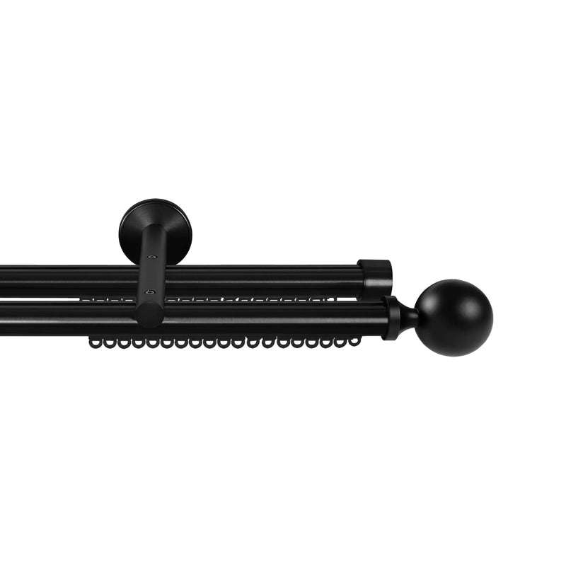 Cato Double Decorative Traverse Curtain Rod