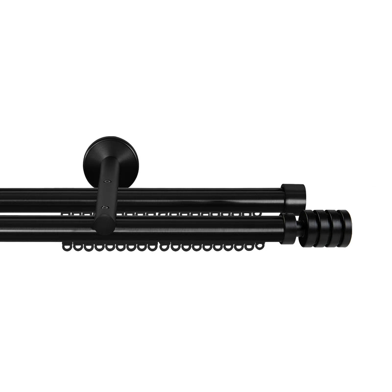 Cato Double Decorative Traverse Curtain Rod